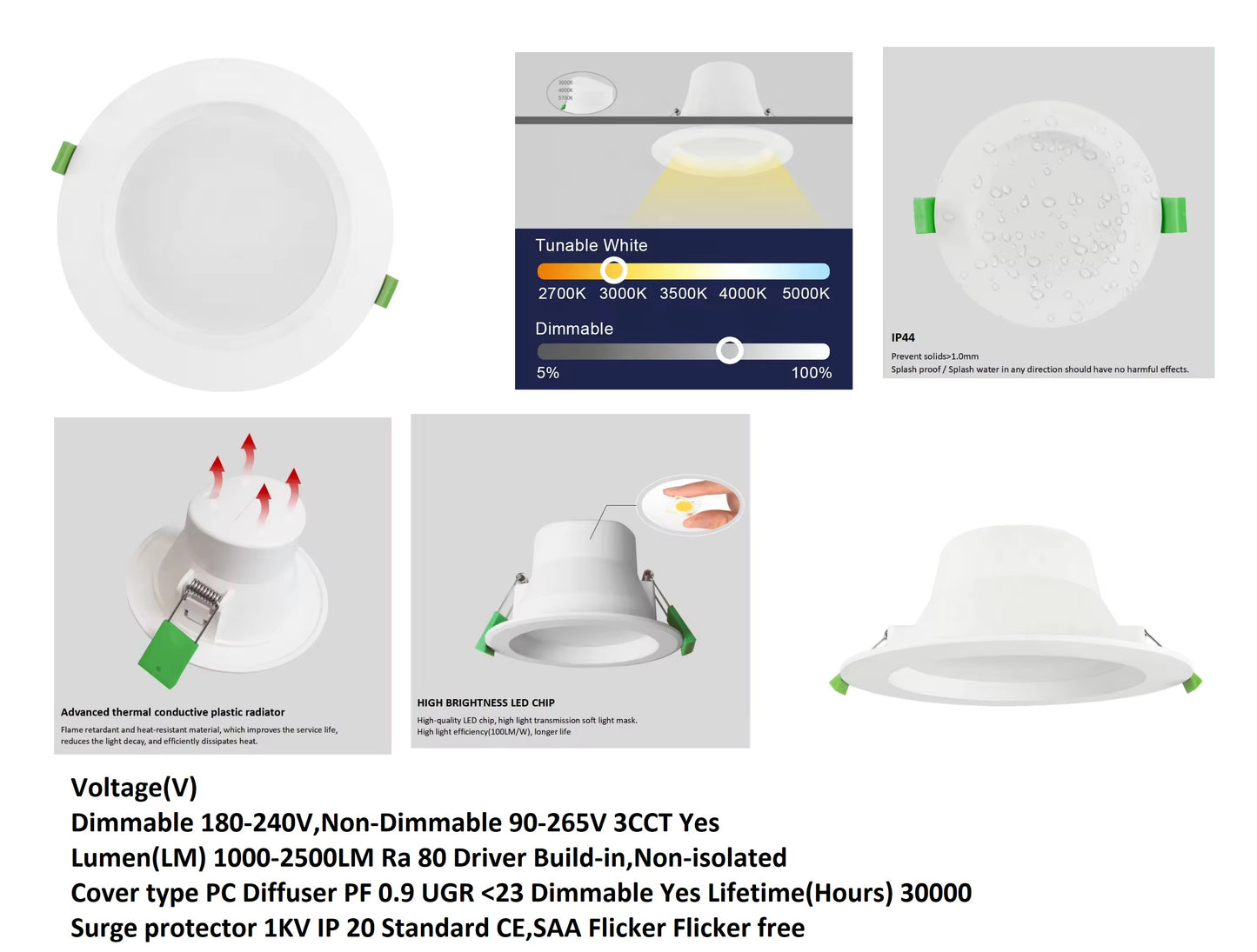 10W down light